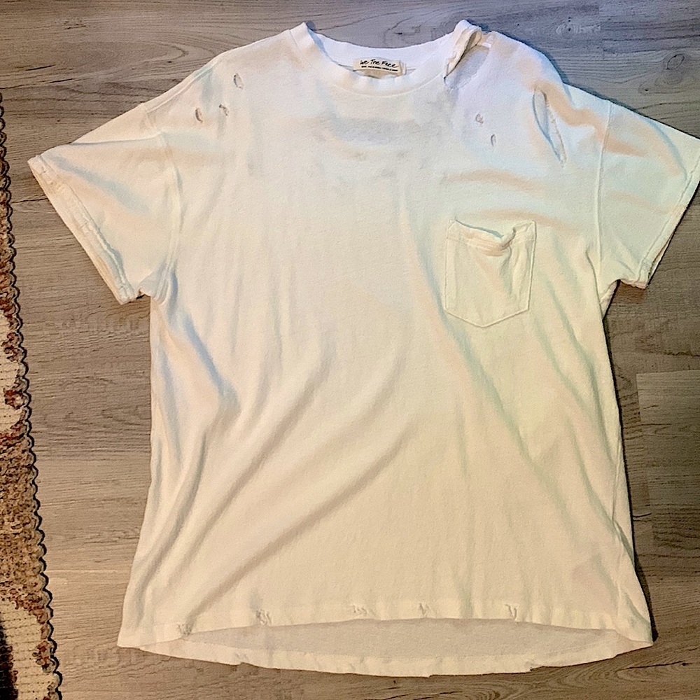 Free people white shirt